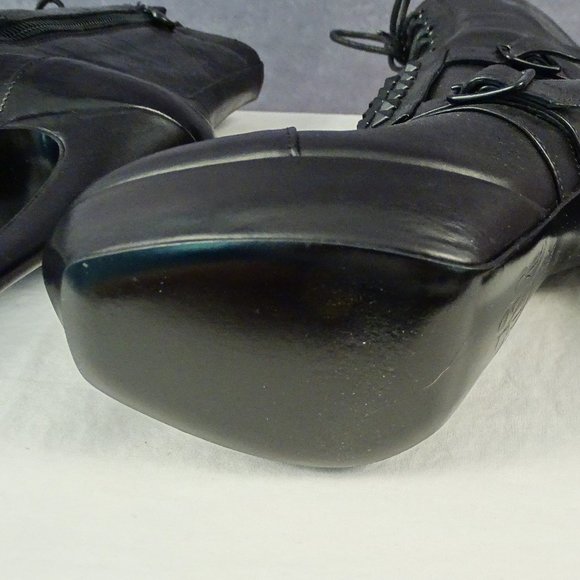 Rock & Republic Black Heeled Boots - Picture 6 of 9